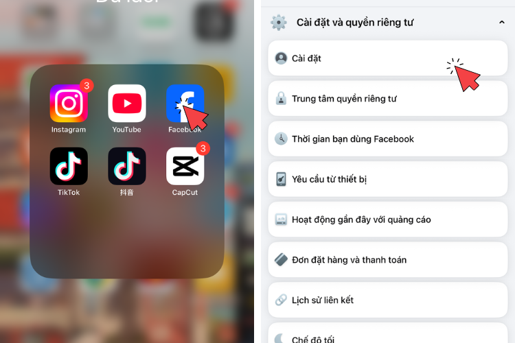 Cách kích hoạt mã khóa Facebook hình 3