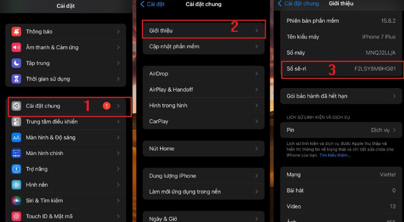 Trên iPhone, mở Cài đặt rồi chọn Cài đặt chung