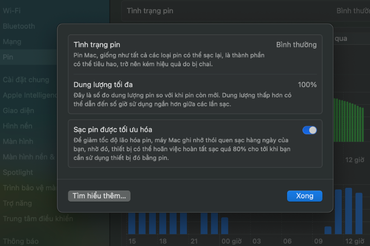 Cách kiểm tra pin MacBook Pro M5 hình 5