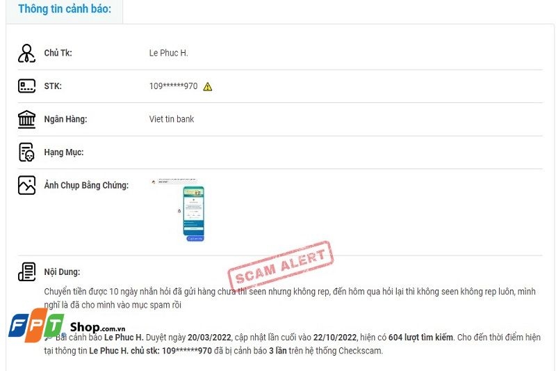 Cách kiểm tra tài khoản ngân hàng giả mạo ảnh 2