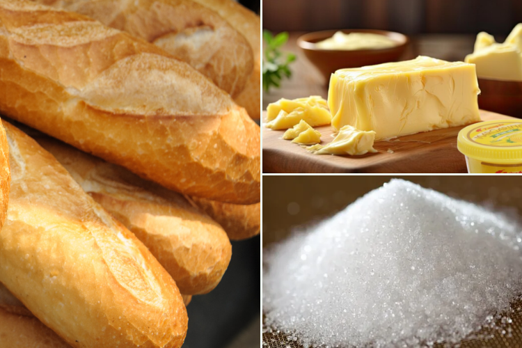 Cách làm bánh mì bơ đường 2