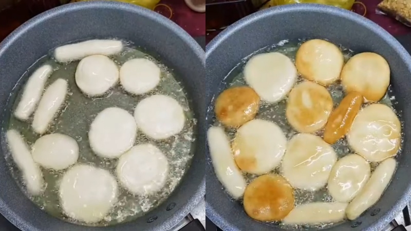 cách làm bánh nếp rán (hình 4)