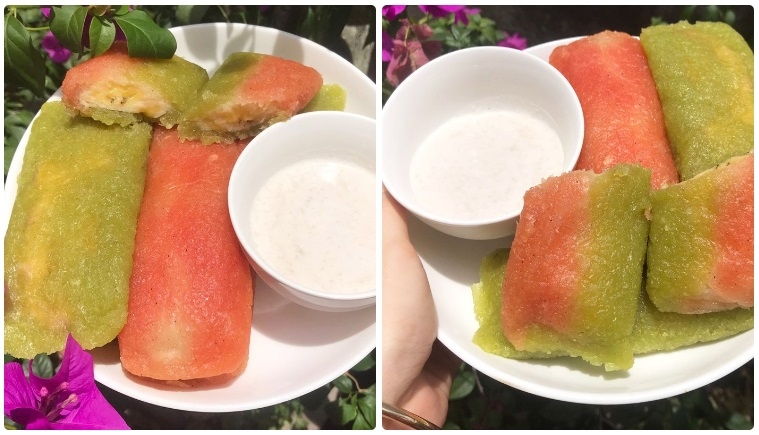 cách làm bánh sắn gói lá chuối hấp 7