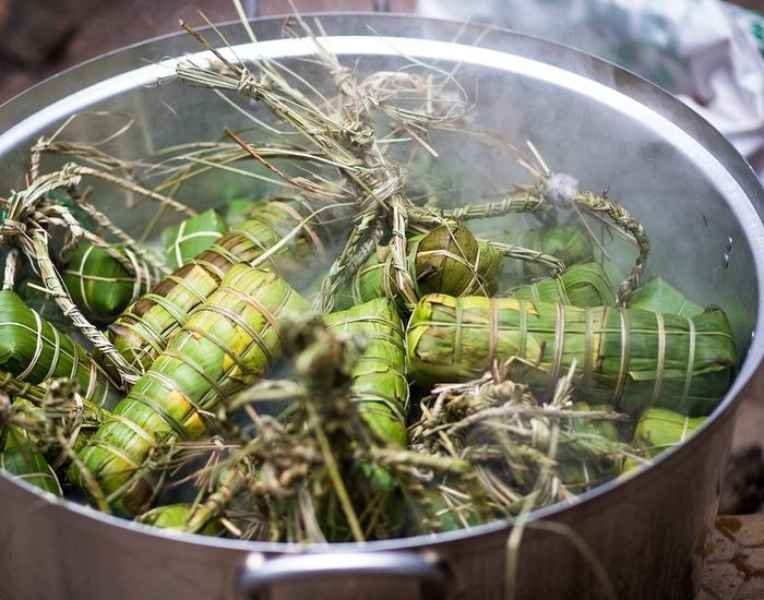 cách làm bánh tét nhân ngọt ( ảnh 13)
