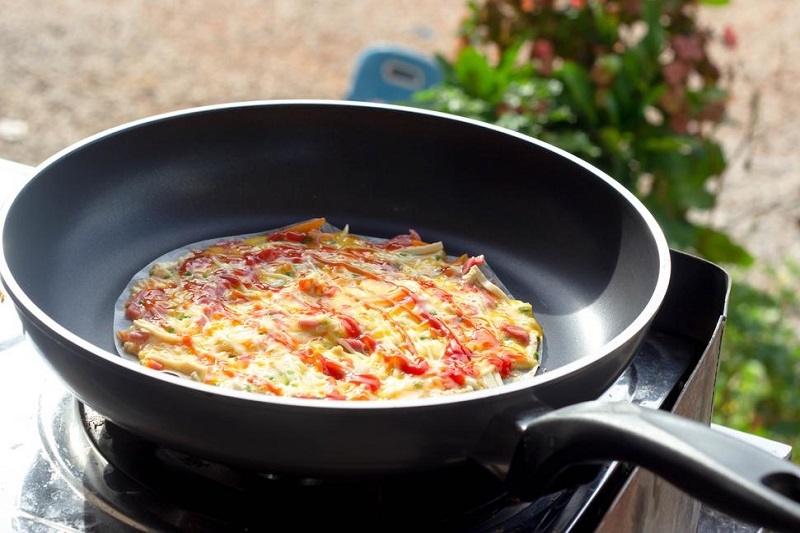 Cách làm bánh tráng nướng Đà Lạt bằng chảo chống dính ảnh 7