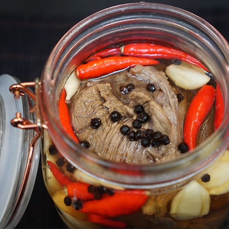 Cách làm bắp bò ngâm giấm 7