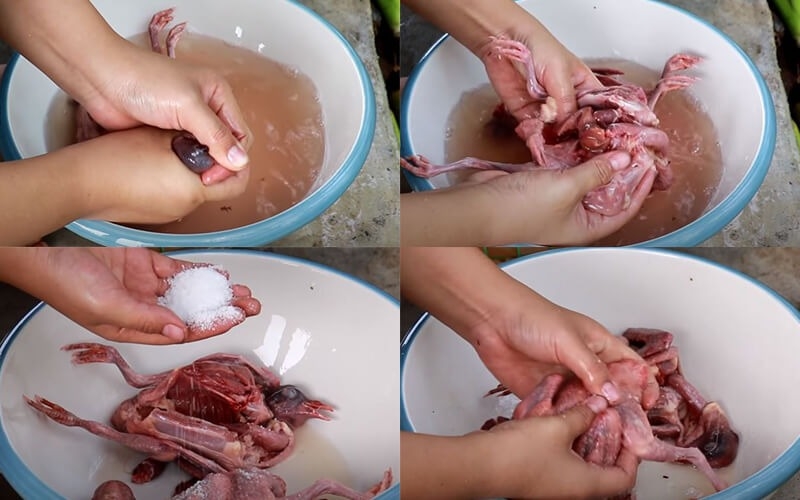 Cách làm bồ câu xào sả ớt đơn giản