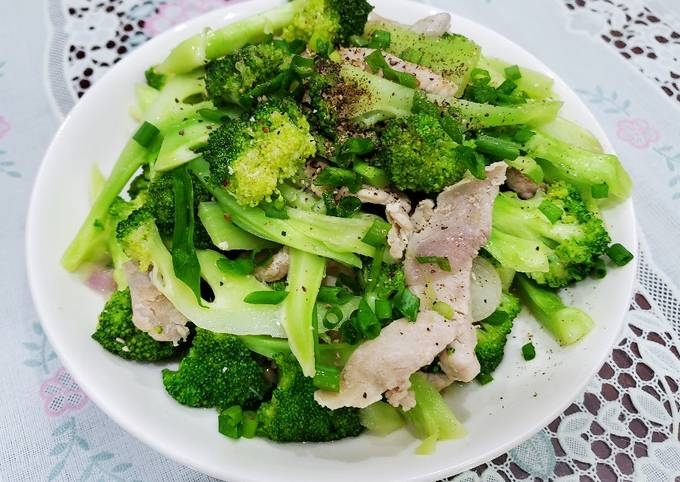 cách làm bông cải xào thịt ảnh 7