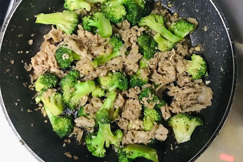 cách làm bông cải xào thịt ảnh 13