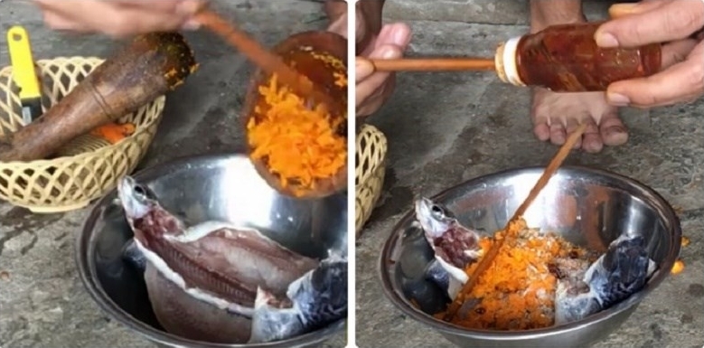 cách làm cá chuồn nướng nghệ (hình 4)
