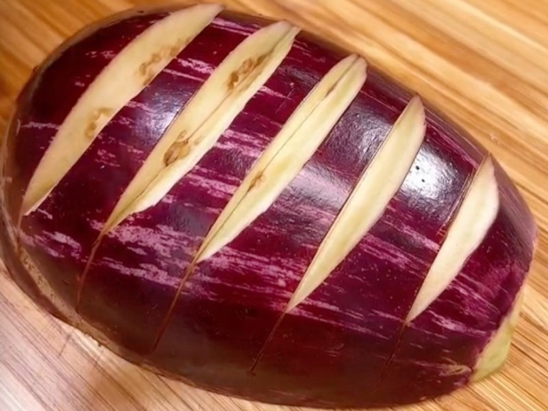 Cách làm cà tím chiên chay (hình 10)