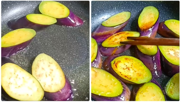 cách làm cà tím kho tiêu 6
