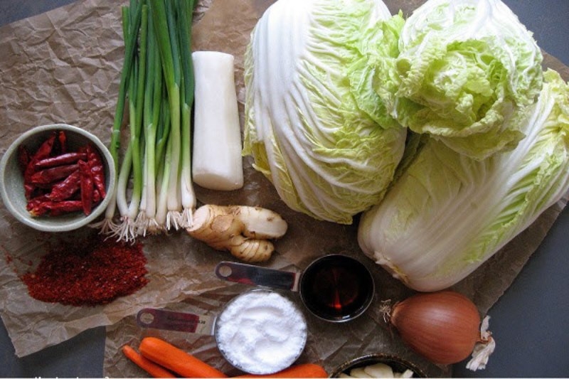 cách làm cải thảo muối 1