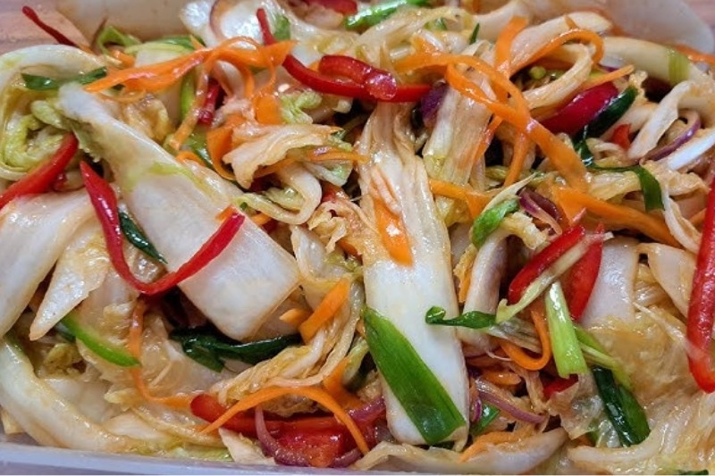 cách làm cải thảo muối 7
