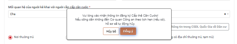 Cách làm căn cước công dân cho trẻ dưới 14 tuổi ảnh 10
