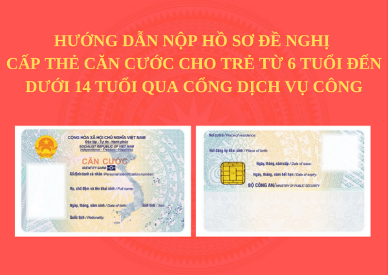 Cách làm căn cước công dân cho trẻ dưới 14 tuổi ảnh 199