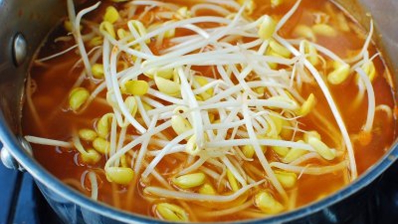 Cách làm canh giá đỗ 4