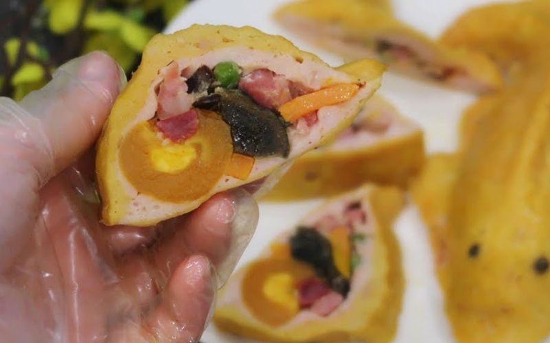 cách làm chả cá chép bách hoa 8