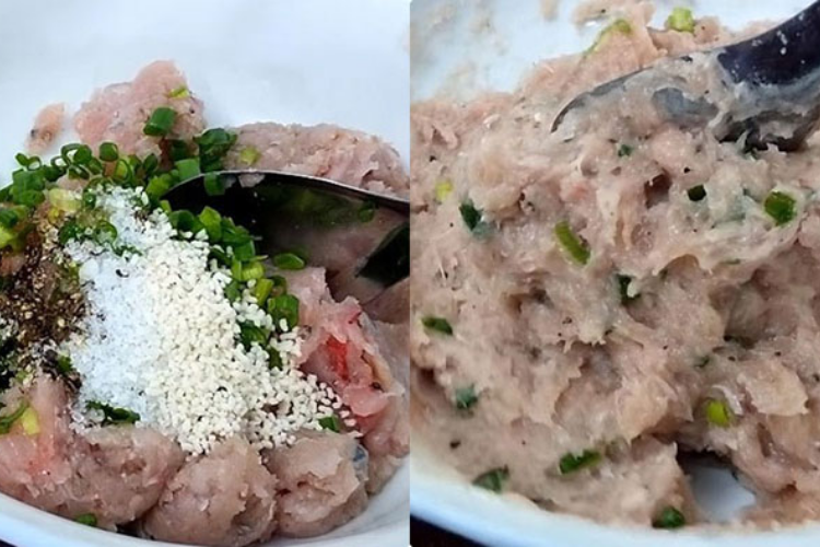 cách làm chả cá thác lác bọc khoai lang 4