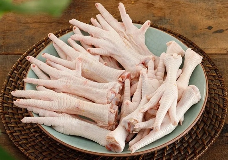 Cách làm chân gà ngâm rau tiến vua 3
