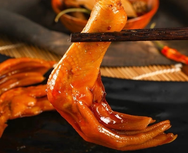 cách làm chân vịt cay Tứ Xuyên 1