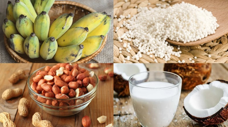 cách làm chè chuối nước cốt dừa (ảnh 1))