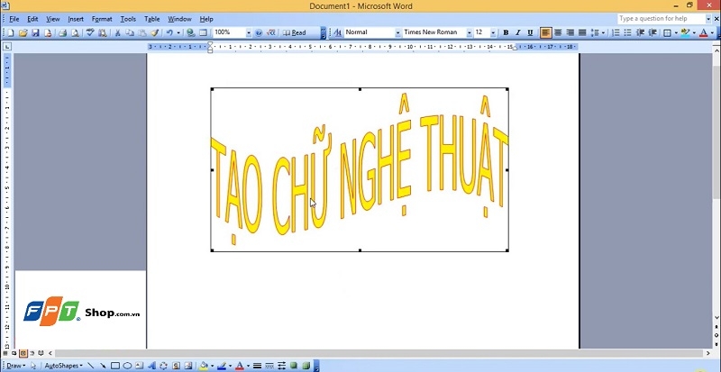 Cách làm chữ uốn lượn trong Word ảnh 6