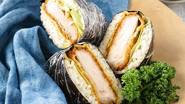 cách làm cơm nắm nhân thịt heo 3