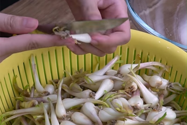 cách làm củ kiệu chua ngọt 4