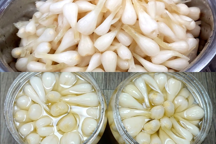 cách làm củ kiệu chua ngọt 6