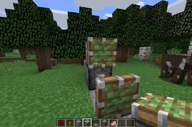 cách làm cửa tự động trong Minecraft hình 6