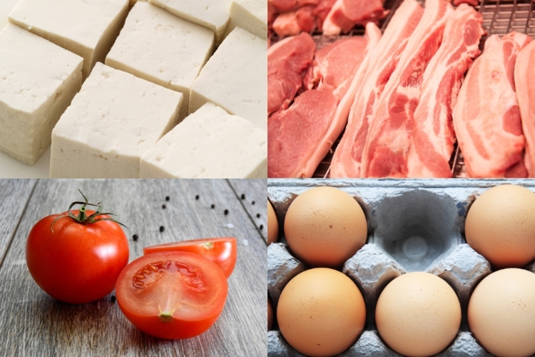cách làm đậu nhồi thịt bằng nồi chiên không dầu 1