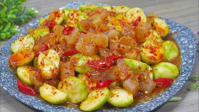 cách làm gân bò trộn cóc non 1
