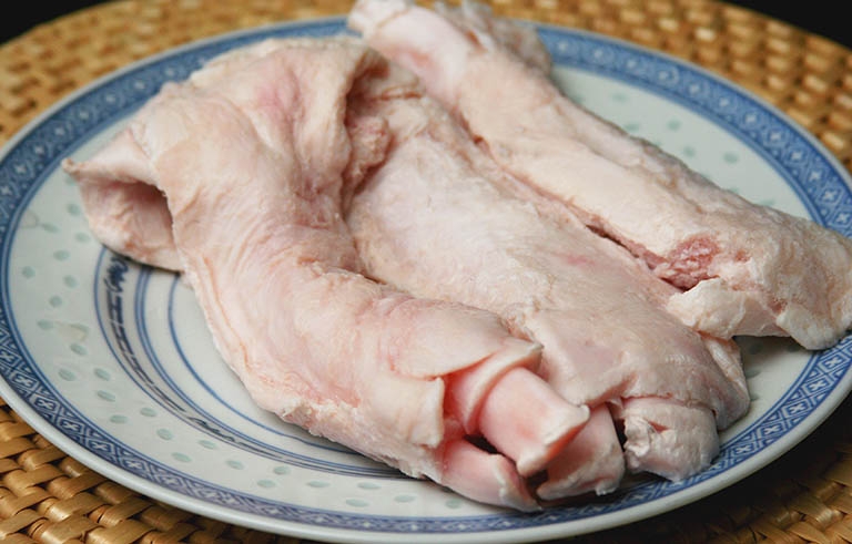 Cách làm gân bò trộn cóc non 2