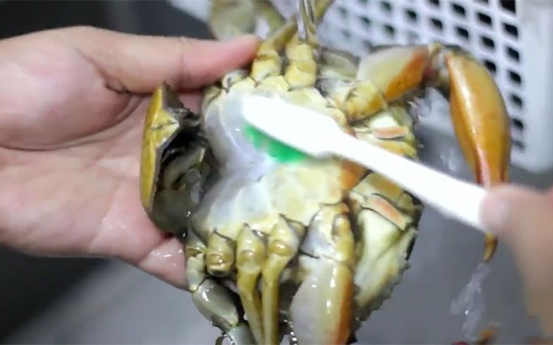 Bỏ túi cách làm ghẹ cháy tỏi (hình 3)