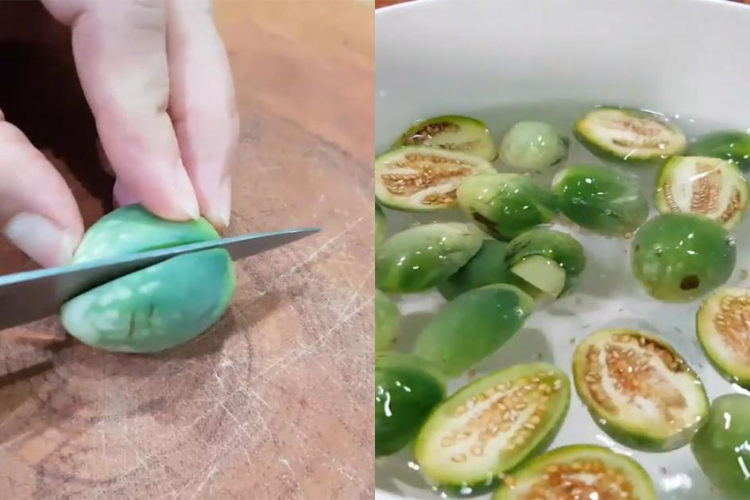 cách làm gỏi cà đắng cá khô hình 4
