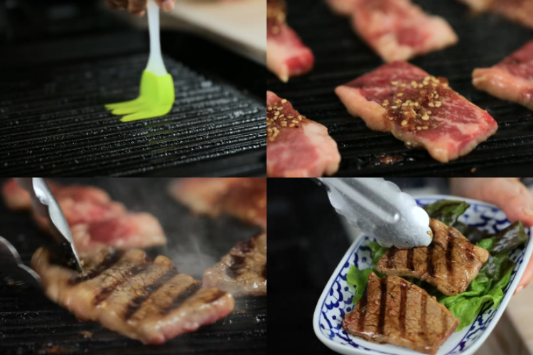 cách làm gỏi cuốn bò nướng 5