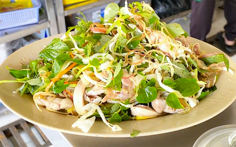 Cách làm gỏi gà rau càng cua (hình 13)