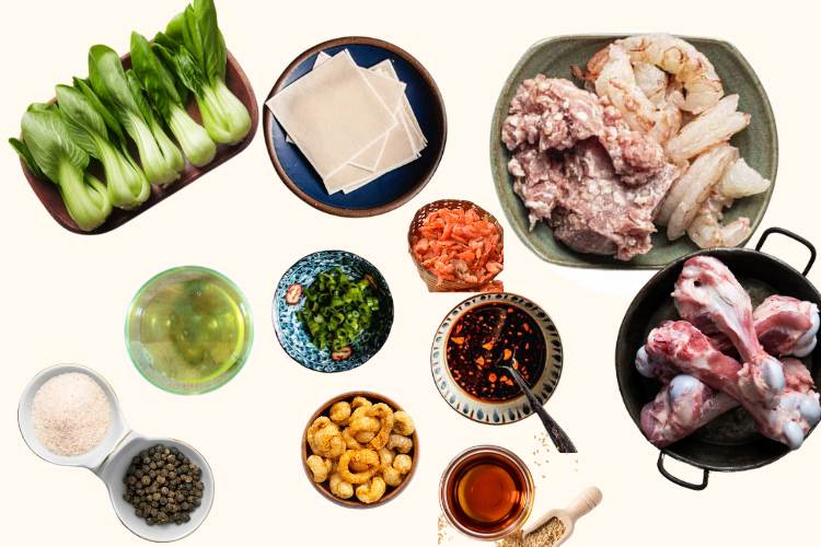 Cách làm hoành thánh tôm thịt (ảnh 2)