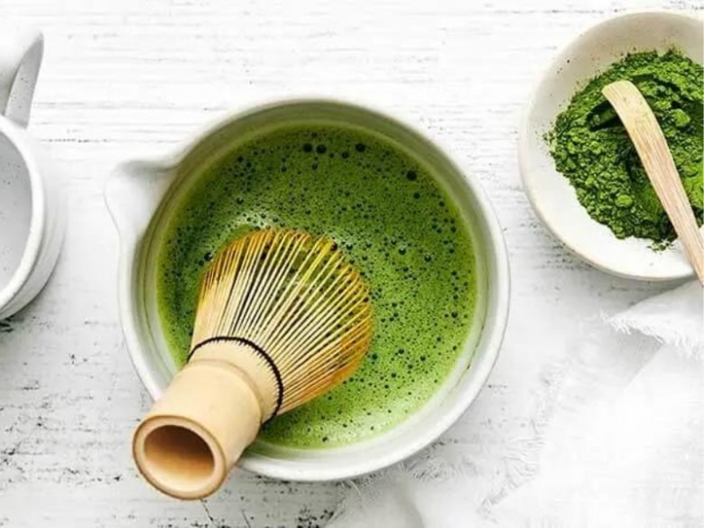 Cách làm kem chuối matcha 3