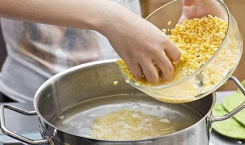 C&aacute;ch l&agrave;m kem đậu xanh sữa dừa 4