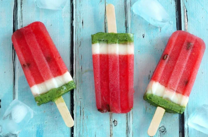 Cách làm kem dưa hấu kiwi (hình 5)