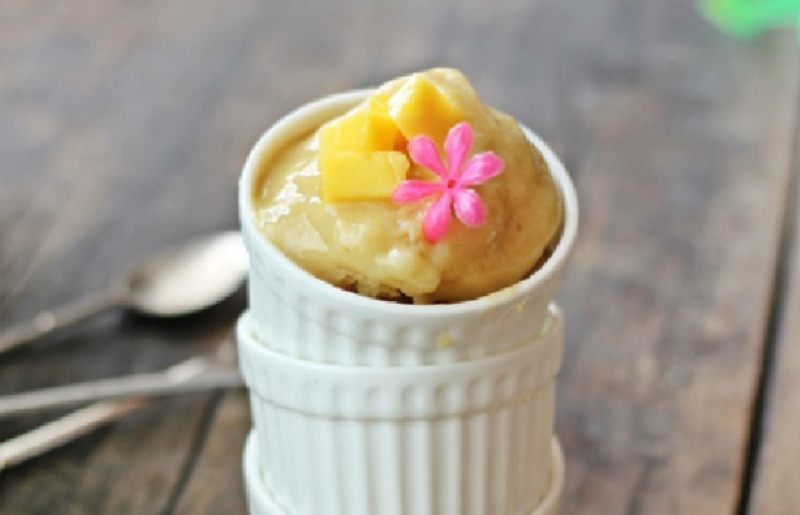 Cách làm kem xoài chuối (hình 6)