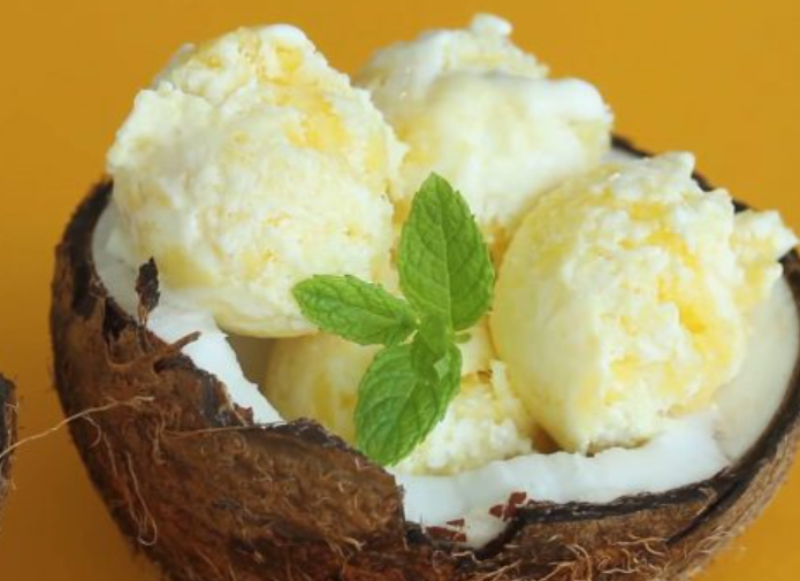 Cách làm kem xoài chuối (hình 8)