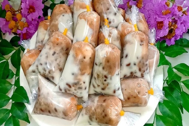 cách làm sinh tố đậu đỏ bịch 10