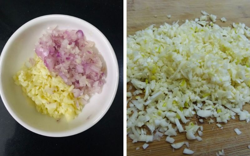 Sơ chế các loại gia vị làm khô gà xé cay