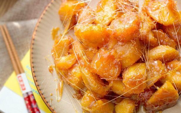 cách làm khoai lang ngào đường 1