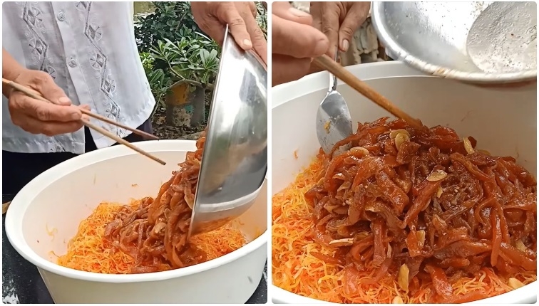 cách làm mắm thái cá lóc 15