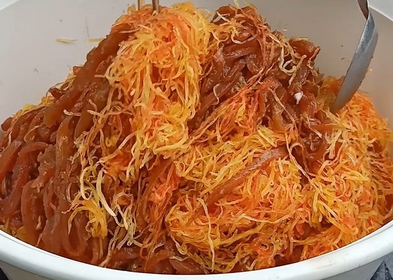 cách làm mắm thái cá lóc 5