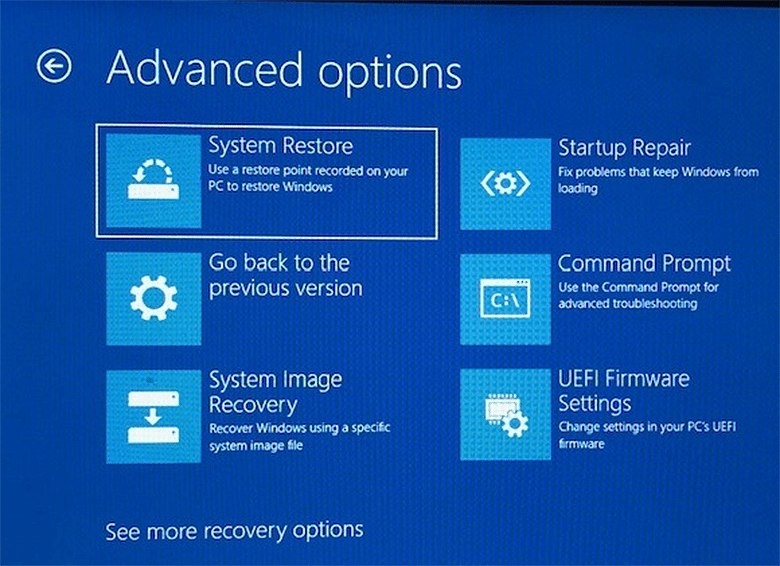 tat system restore